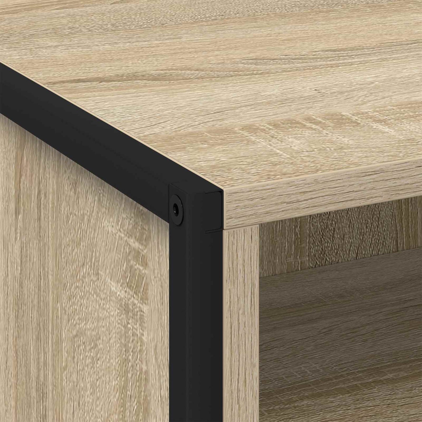 Comodino Sonoma 50 x 39,5 x 50 cm Legno multistrato | homemem39