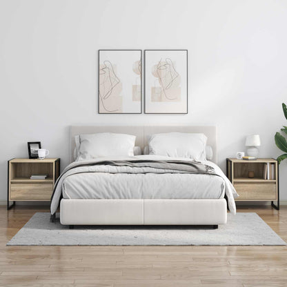 Comodino Sonoma 50 x 39,5 x 50 cm Legno multistrato | homemem39