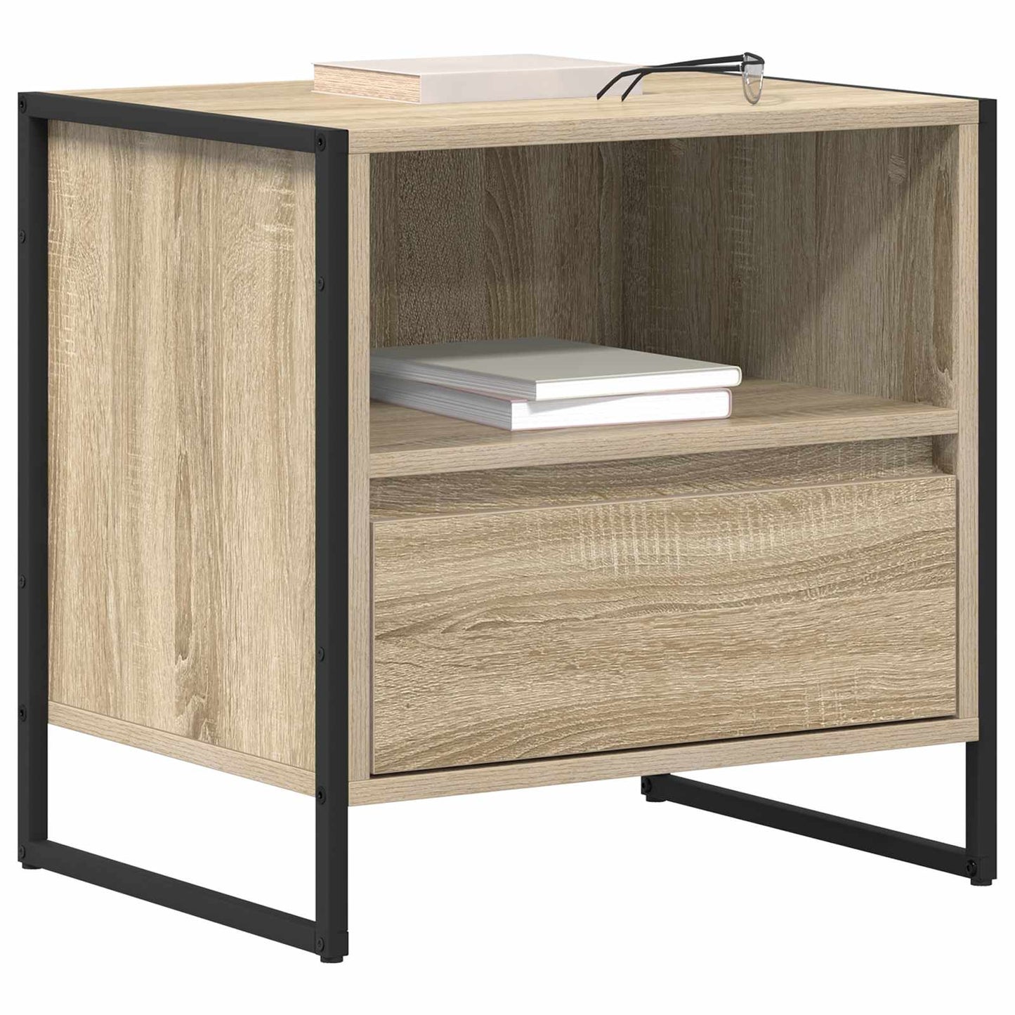 Comodino Sonoma 50 x 39,5 x 50 cm Legno multistrato | homemem39