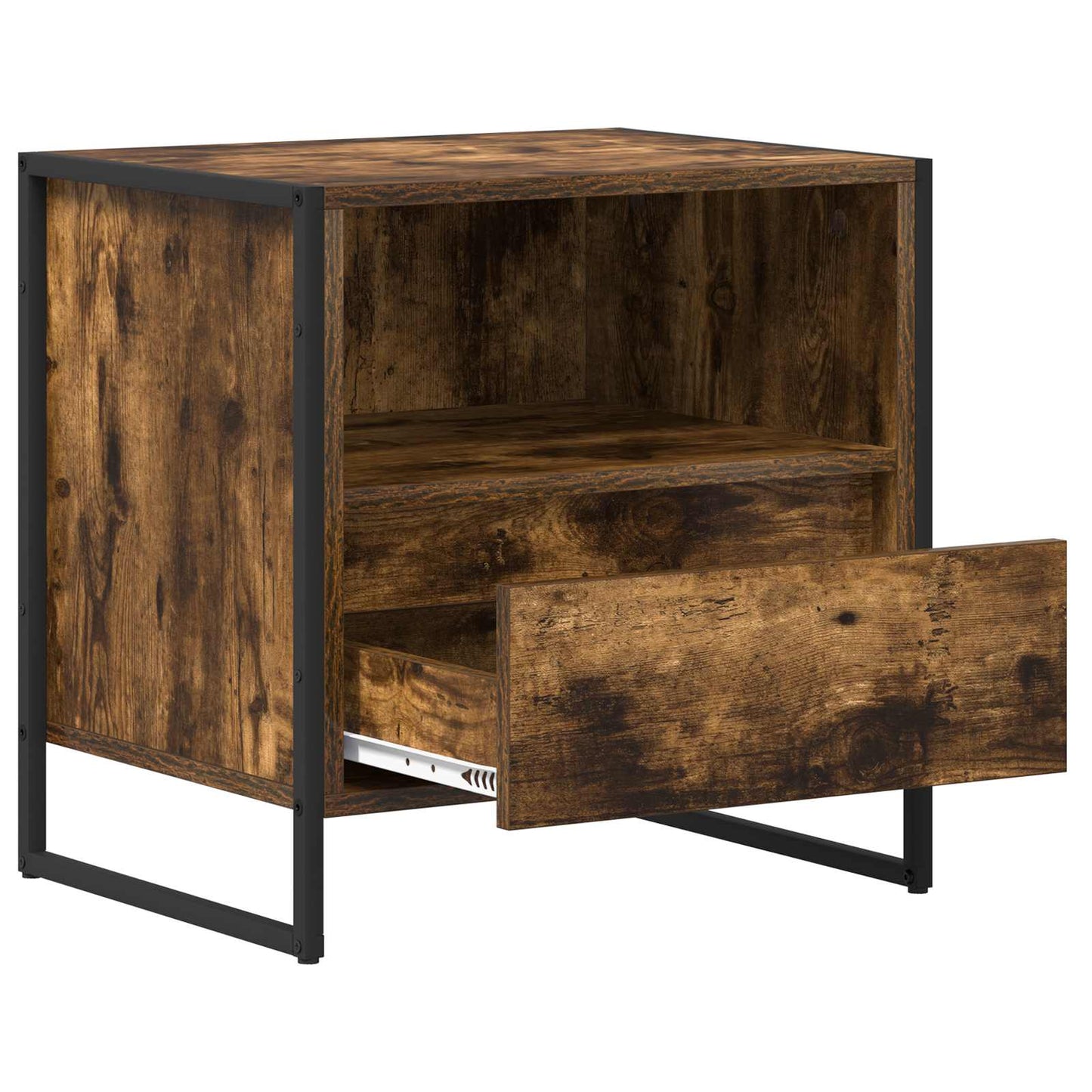 Comodino Quercia Fumosa 50 x 39,5 x 50 cm Legno multistrato | homemem39