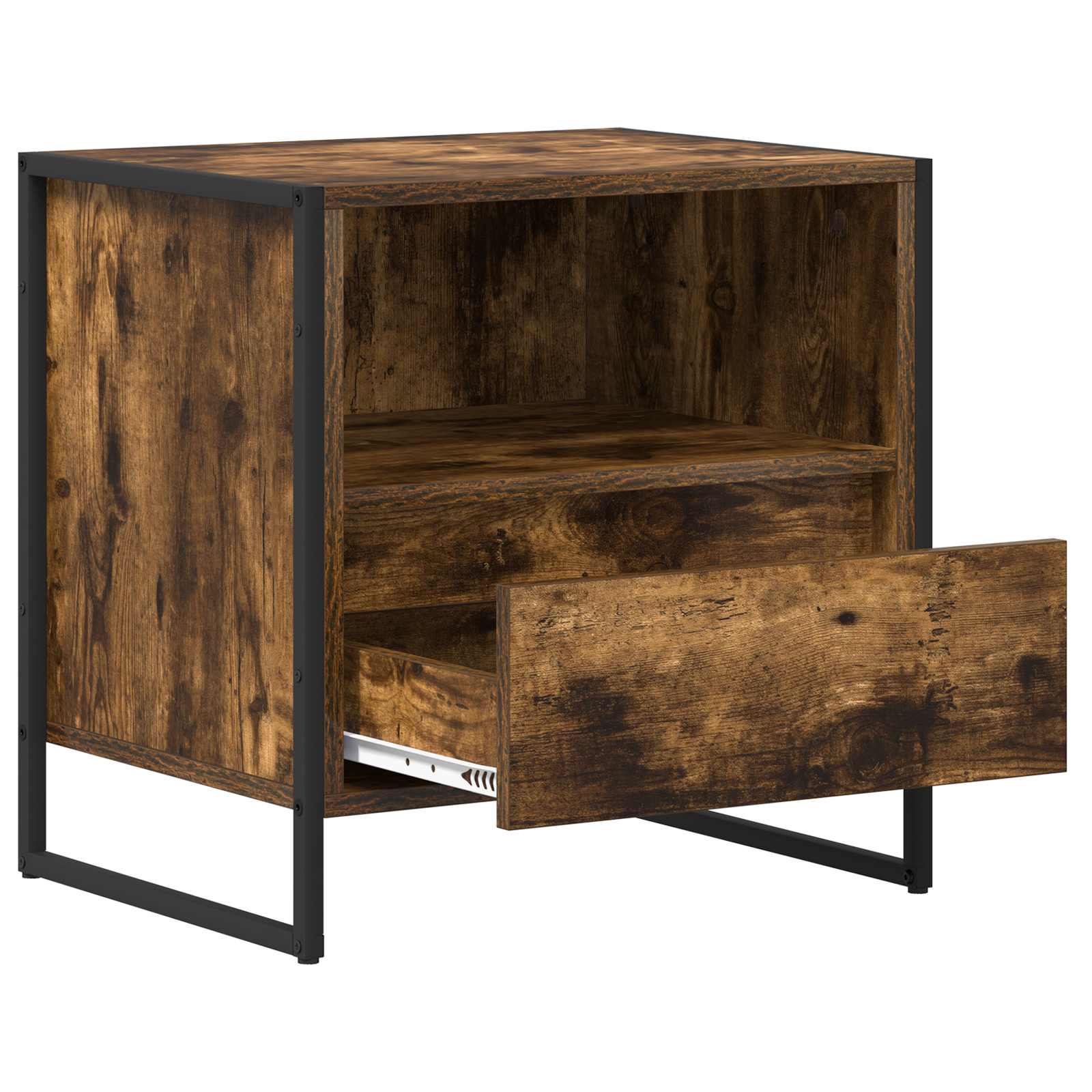 Comodino Quercia Fumosa 50 x 39,5 x 50 cm Legno multistrato | homemem39