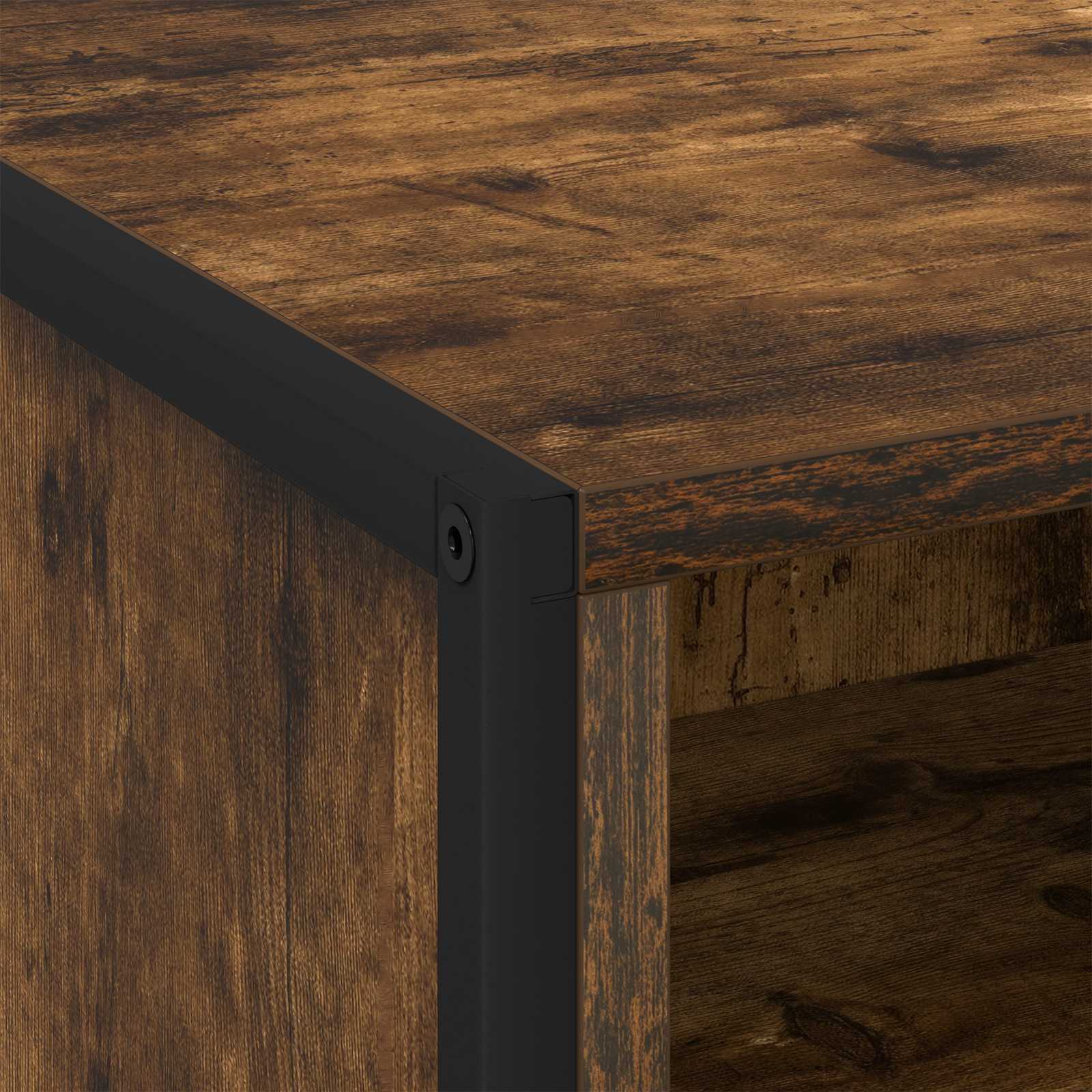 Comodino con cassetto 2 pcs Quercia Fumosa 50 x 39,5 x 50 cm | homemem39