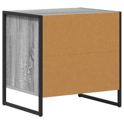 Comodino con cassetto 2 pcs Grigio Sonoma 50 x 39,5 x 50 cm | homemem39