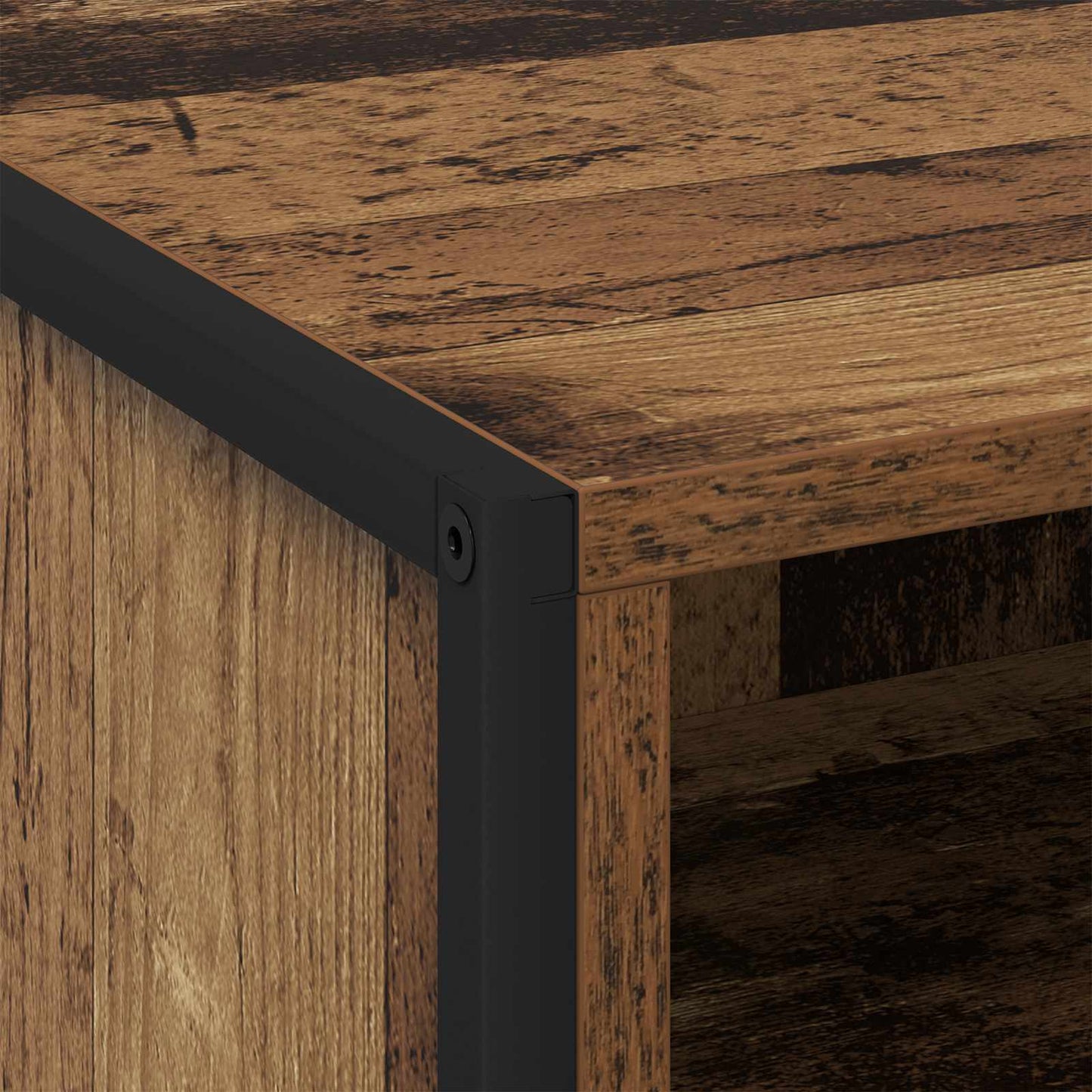 Comodino con cassetto 2 pcs Legno vecchio 50 x 39,5 x 50 cm | homemem39