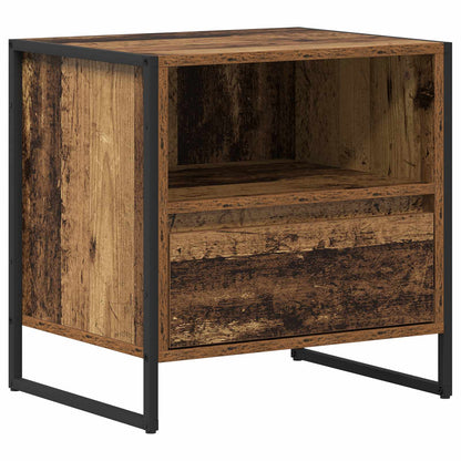 Comodino con cassetto 2 pcs Legno vecchio 50 x 39,5 x 50 cm | homemem39