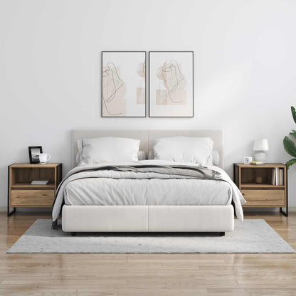 Comodino 2 pcs Rovere Artigianale 50 x 39,5 x 50 cm | homemem39