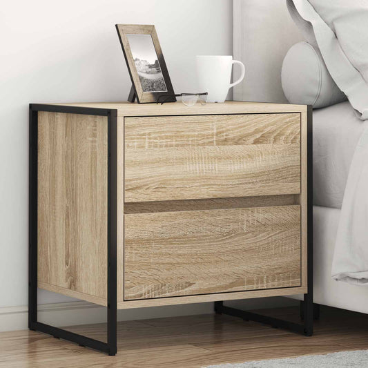 Comodino Sonoma 50 x 39.5 x 50 cm Legno multistrato | homemem39