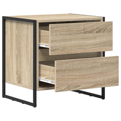 Comodino Sonoma 50 x 39.5 x 50 cm Legno multistrato | homemem39