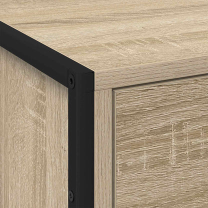 Comodino 2 pcs Sonoma 50 x 39.5 x 50 cm Legno multistrato