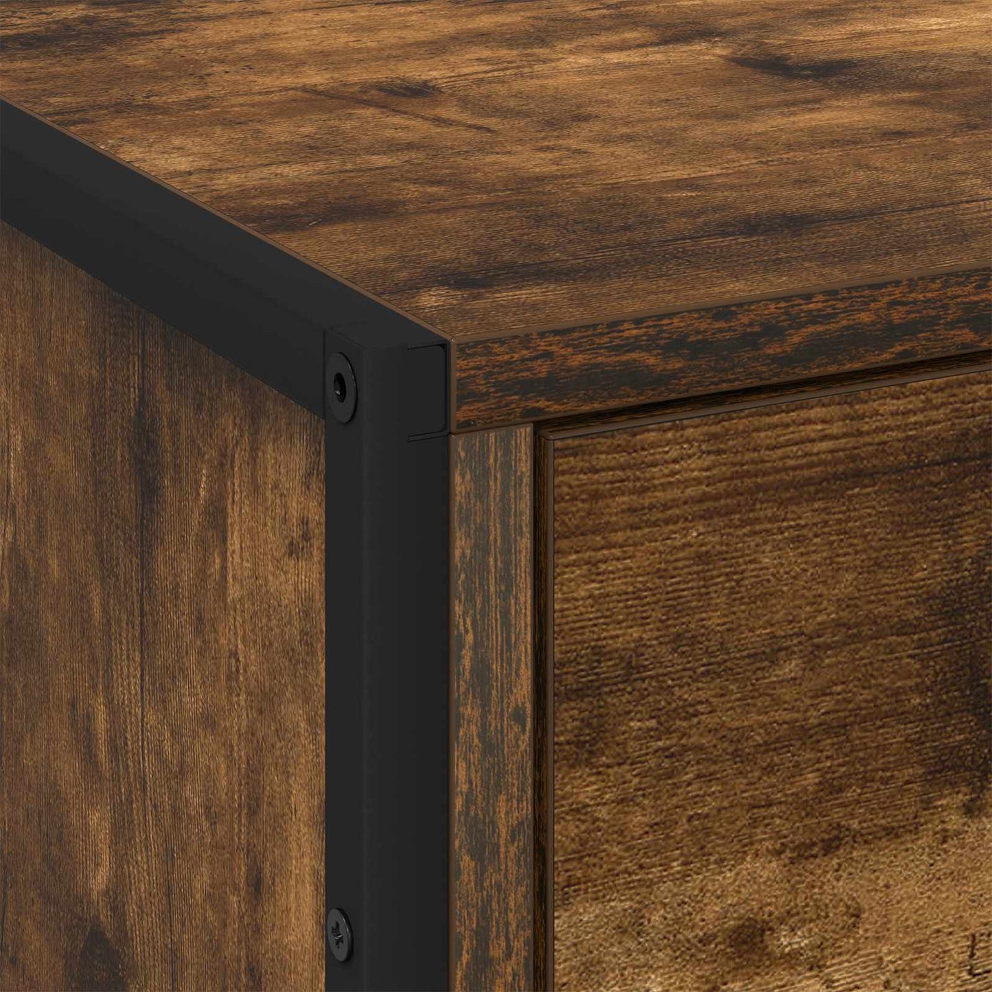 Comodino Quercia Fumosa 50 x 39.5 x 50 cm Legno multistrato | homemem39