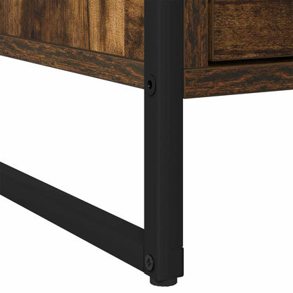 Comodino Quercia Fumosa 50 x 39.5 x 50 cm Legno multistrato