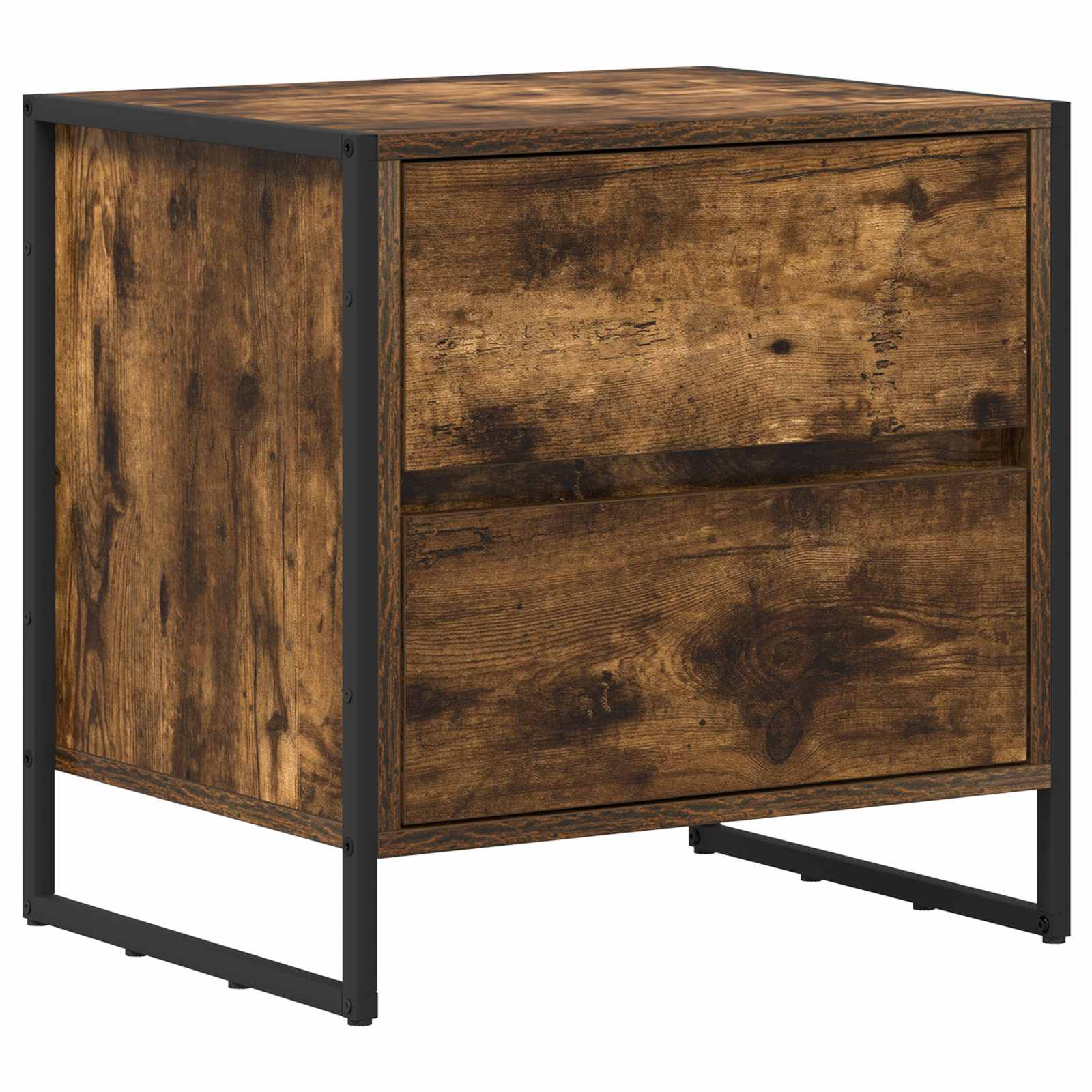 Comodino con cassetto 2 pcs Quercia Fumosa 50 x 39.5 x 50 cm | homemem39