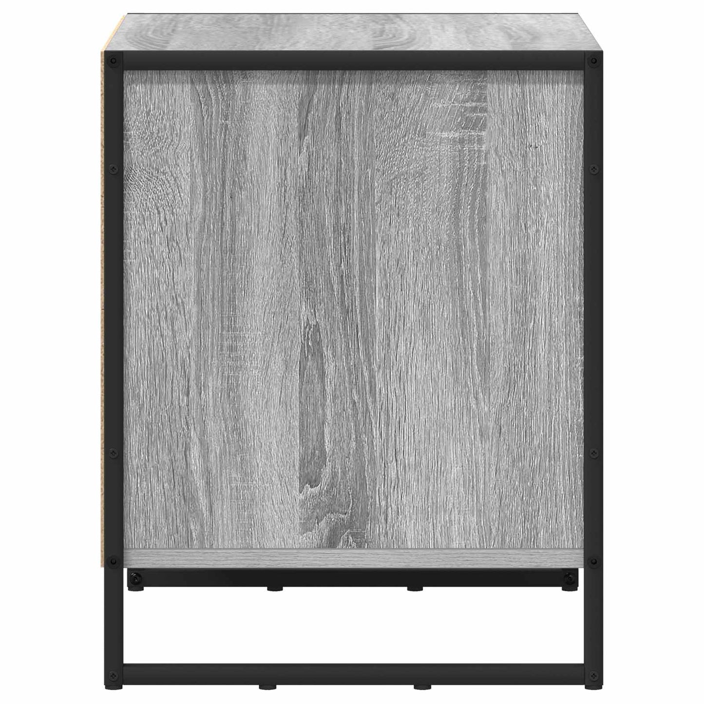 Comodino Grigio Sonoma 50 x 39.5 x 50 cm Legno multistrato
