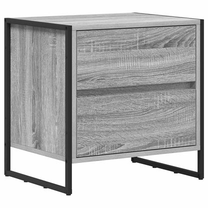 Comodino con cassetto 2 pcs Grigio Sonoma 50 x 39.5 x 50 cm | homemem39