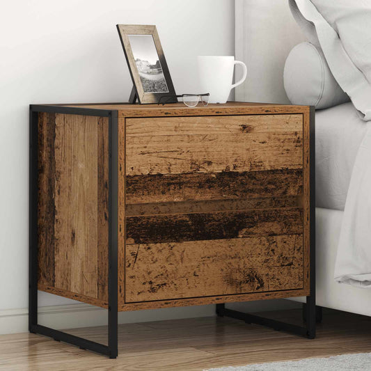Comodino Legno vecchio 50 x 39.5 x 50 cm Legno multistrato
