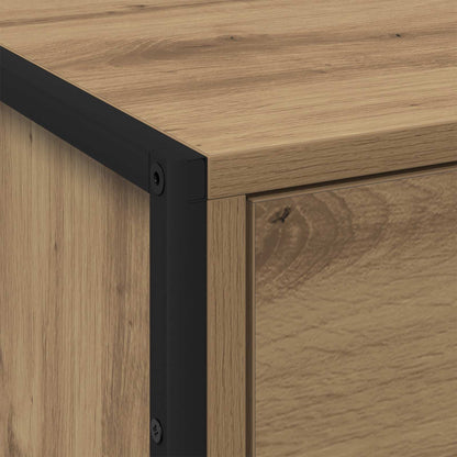 Comodino Rovere Artigianale 50 x 39.5 x 50 cm Legno multistrato | homemem39