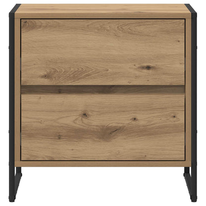 Comodino Rovere Artigianale 50 x 39.5 x 50 cm Legno multistrato | homemem39
