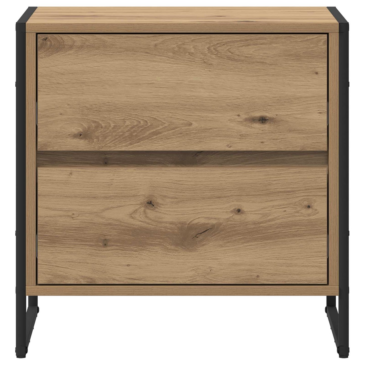 Comodino Rovere Artigianale 50 x 39.5 x 50 cm Legno multistrato