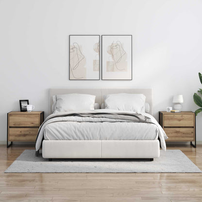 Comodino 2 pcs Rovere Artigianale 50 x 39.5 x 50 cm