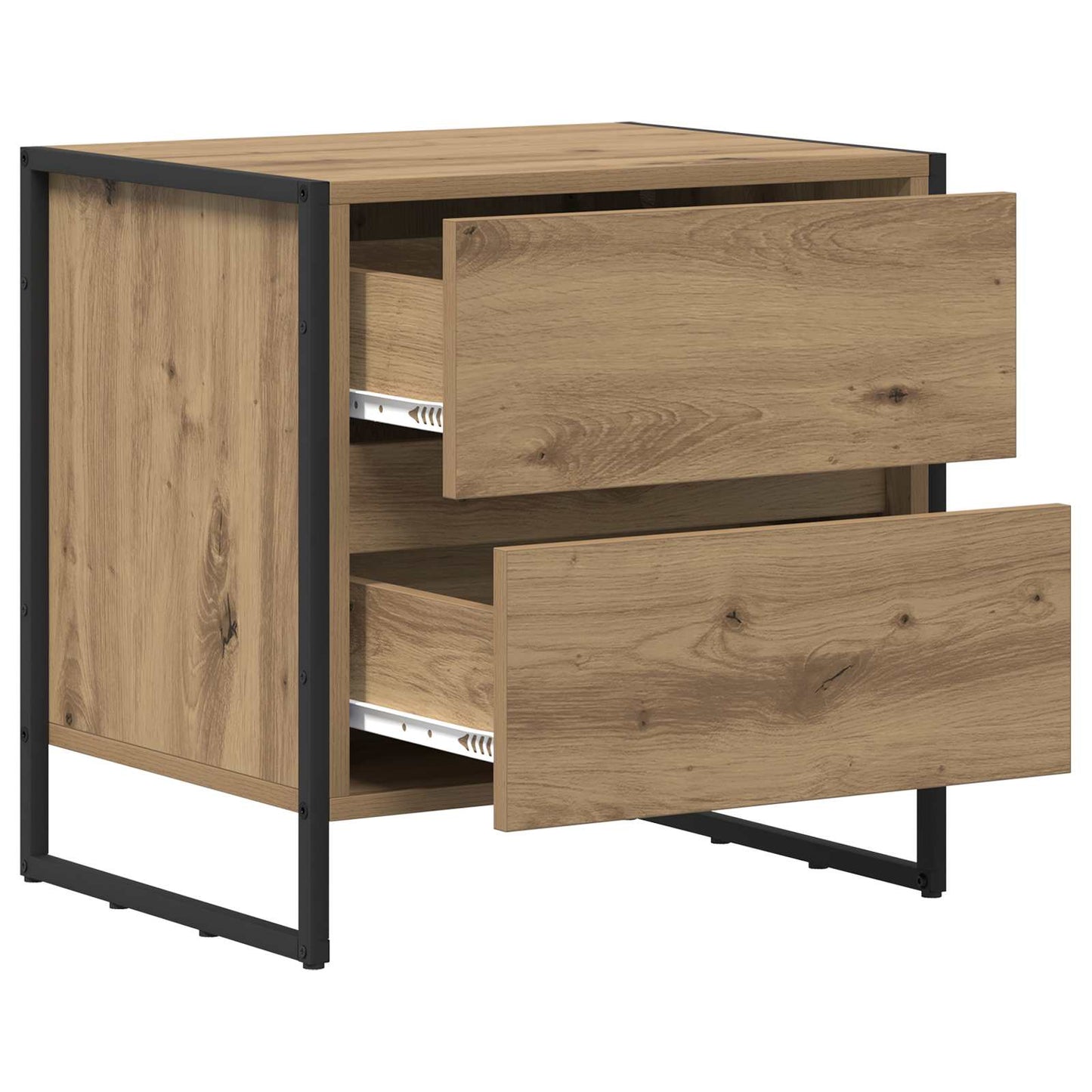 Comodino 2 pcs Rovere Artigianale 50 x 39.5 x 50 cm