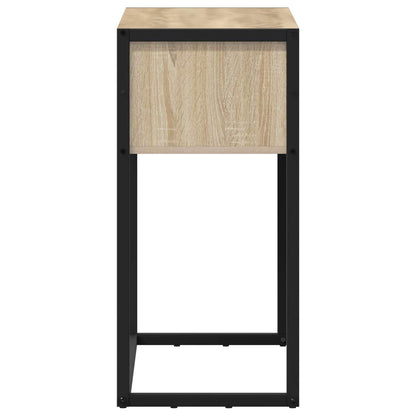 Tavolino Rovere Sonoma 100 x 36 x 75 cm Legno ingegnerizzato