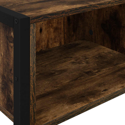 Tavolino Rovere Fumo 100 x 36 x 75 cm Legno ingegnerizzato
