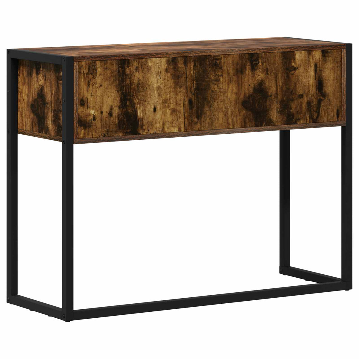 Tavolino Rovere Fumo 100 x 36 x 75 cm Legno ingegnerizzato