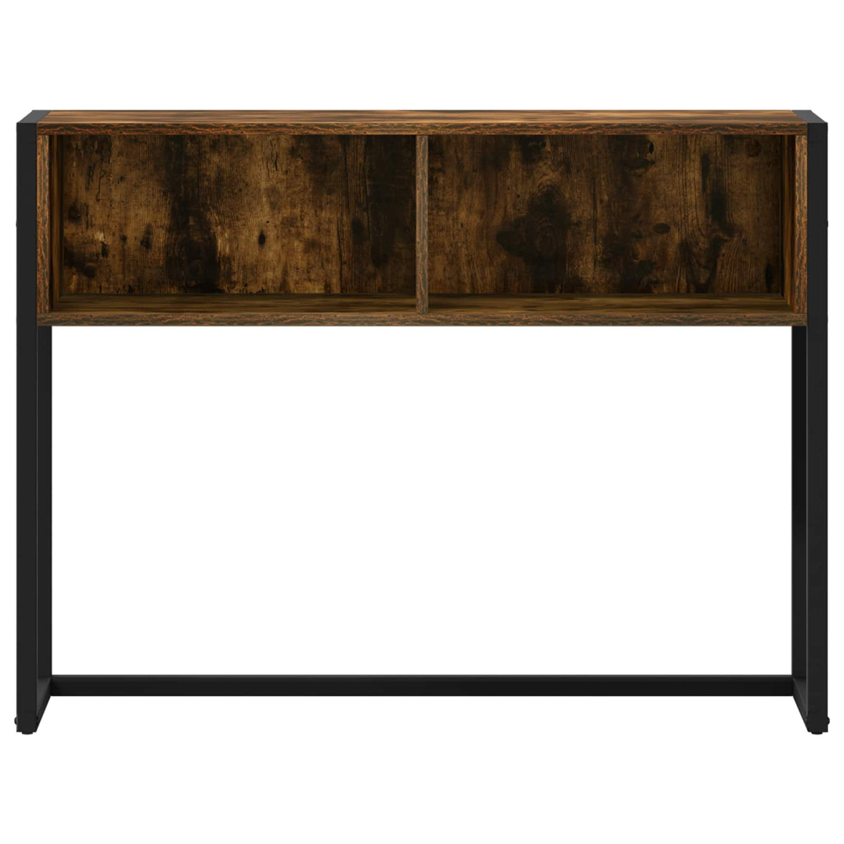 Tavolino Rovere Fumo 100 x 36 x 75 cm Legno ingegnerizzato