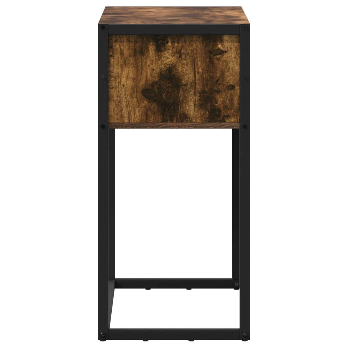 Tavolino Rovere Fumo 100 x 36 x 75 cm Legno ingegnerizzato