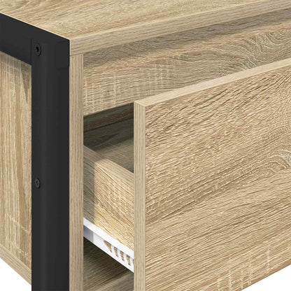 Tavolino con cassetto Sonoma 100 x 36 x 75 cm Legno multistrato