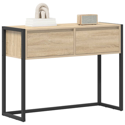 Tavolino con cassetto Sonoma 100 x 36 x 75 cm Legno multistrato