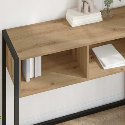 Tavolino Rovere Artigianale 100 x 36 x 75 cm Legno multistrato