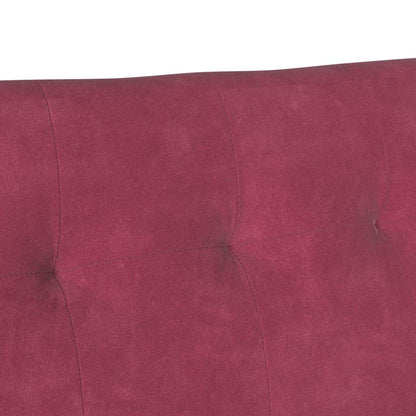 Panca Chesterfield Rosso Vino 112 x 65,5 x 75 cm Velluto | homemem39
