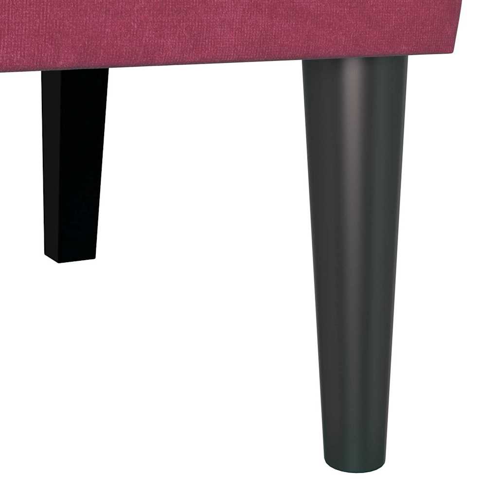 Panca Chesterfield Rosso Vino 112 x 65,5 x 75 cm Velluto | homemem39