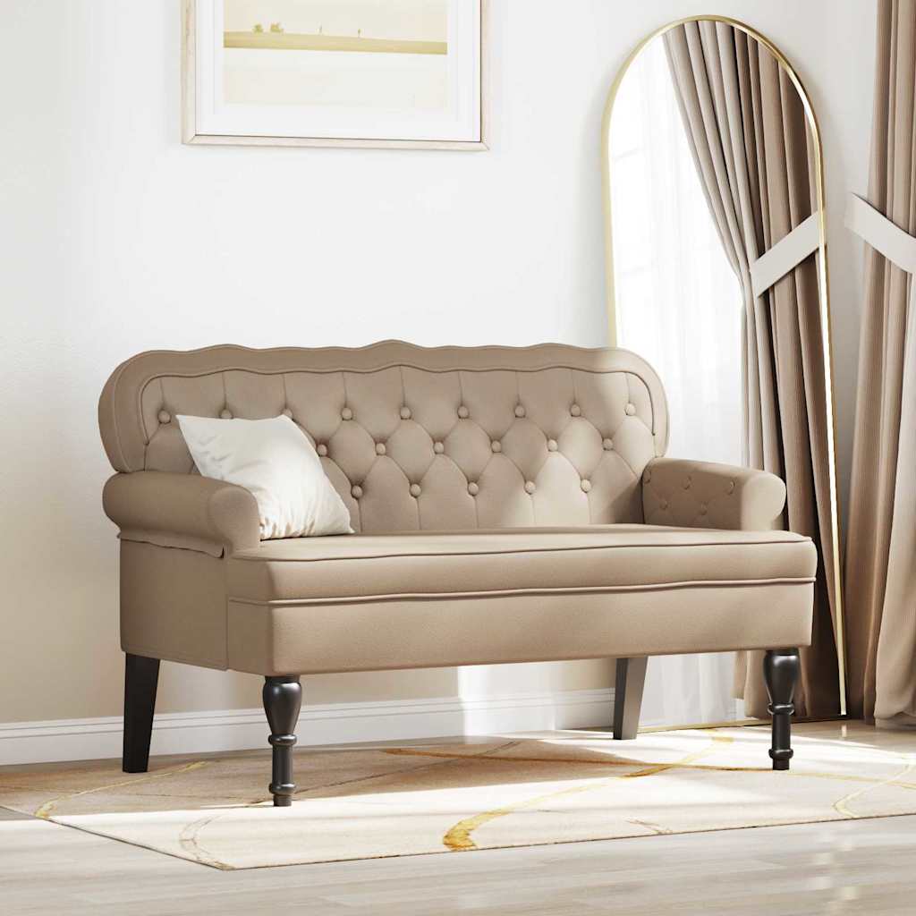 Panca Chesterfield Cappuccino 119,5 x 64,5 x 75 cm | homemem39