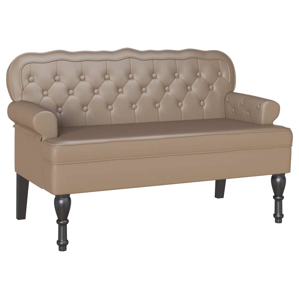 Panca Chesterfield Cappuccino 119,5 x 64,5 x 75 cm | homemem39