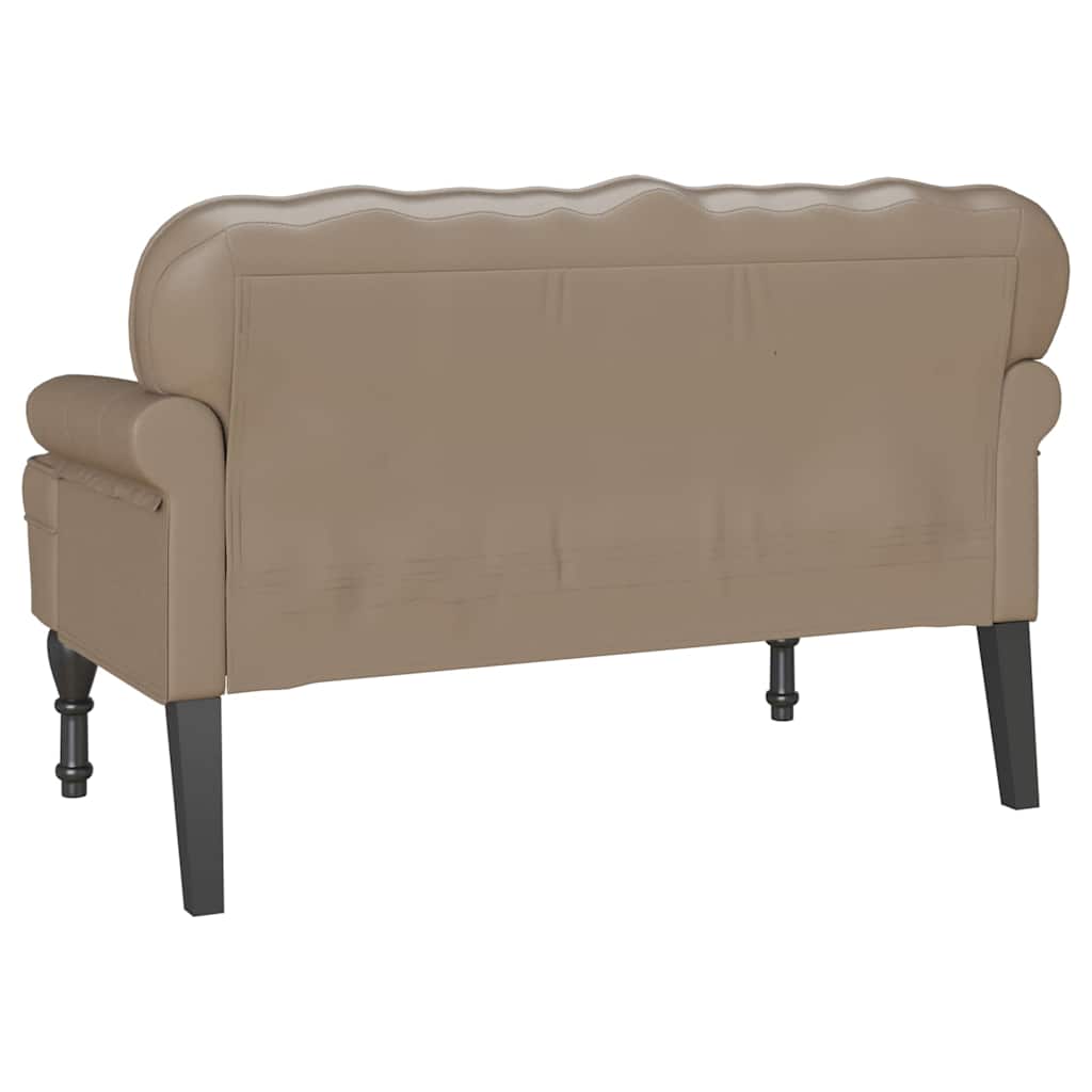 Panca Chesterfield Cappuccino 119,5 x 64,5 x 75 cm | homemem39