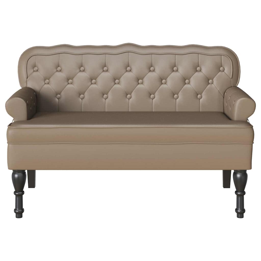 Panca Chesterfield Cappuccino 119,5 x 64,5 x 75 cm | homemem39