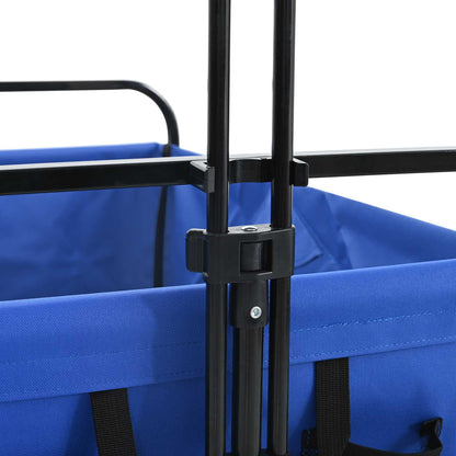 Carrello Pieghevole Blu 89 x 63 x 96 cm | homemem39