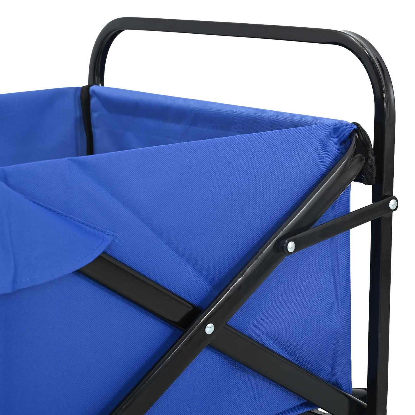 Carrello Pieghevole Blu 89 x 63 x 96 cm | homemem39
