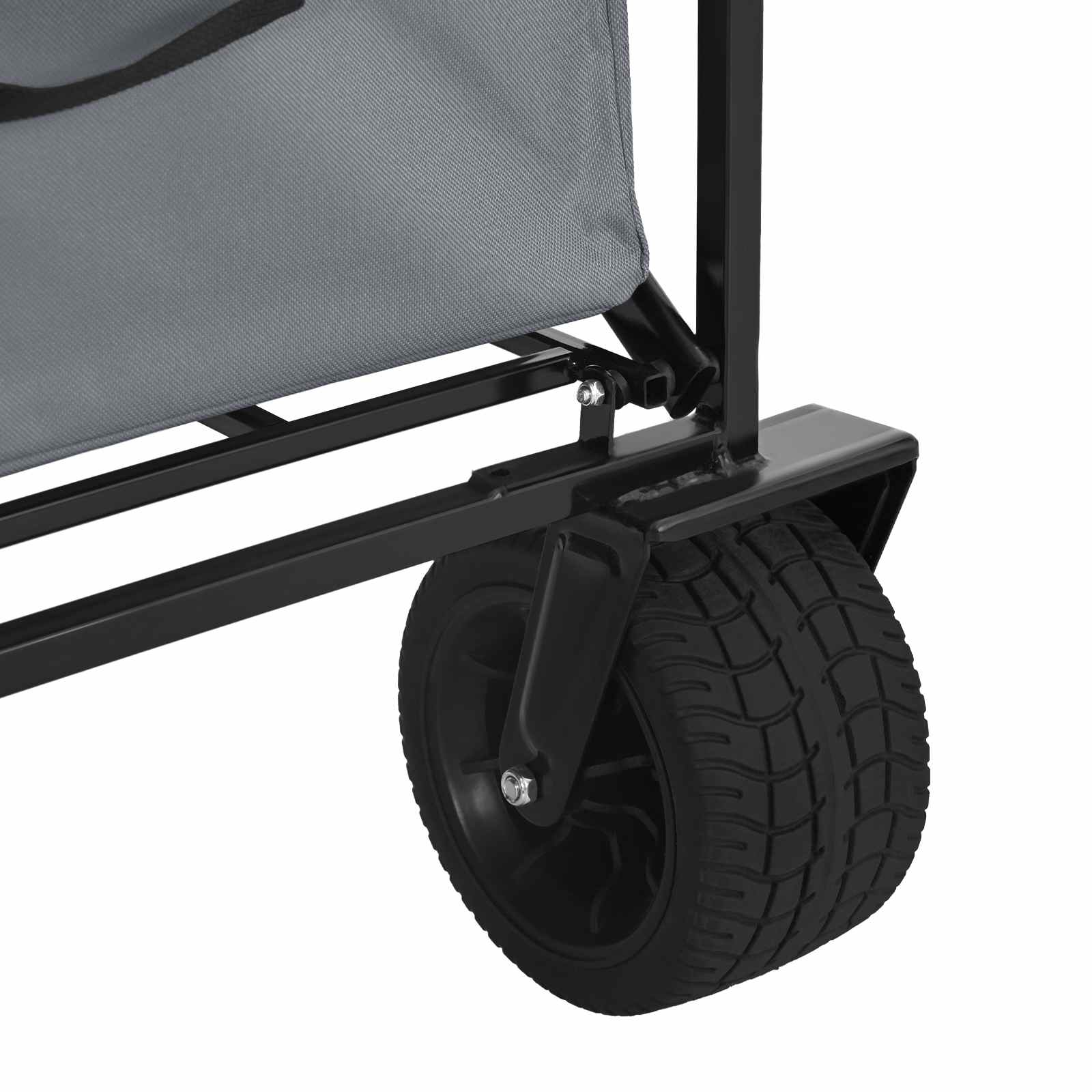 Carrello Pieghevole Grigio 89 x 63 x 96 cm | homemem39