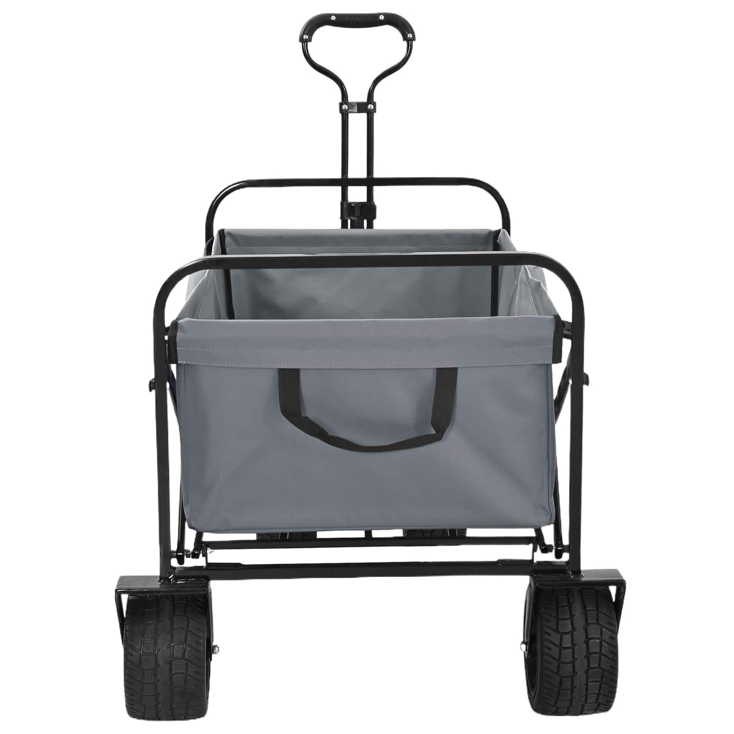 Carrello Pieghevole Grigio 89 x 63 x 96 cm | homemem39