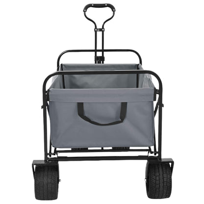 Carrello Pieghevole Grigio 89 x 63 x 96 cm | homemem39
