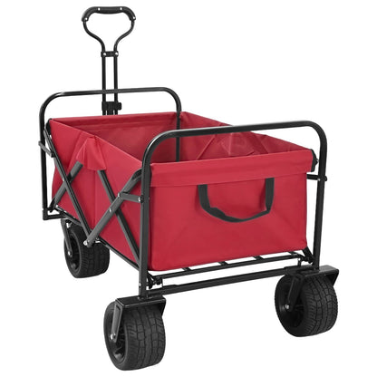 Carrello Pieghevole Rosso 89 x 63 x 96 cm | homemem39