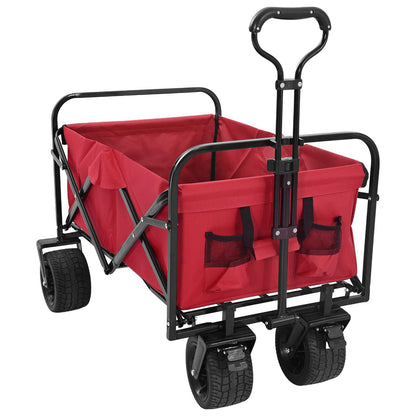 Carrello Pieghevole Rosso 89 x 63 x 96 cm | homemem39