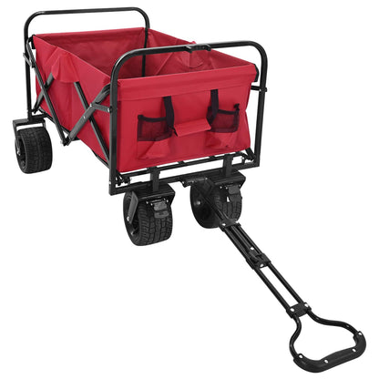 Carrello Pieghevole Rosso 89 x 63 x 96 cm | homemem39