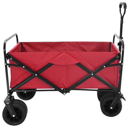 Carrello Pieghevole Rosso 89 x 63 x 96 cm | homemem39