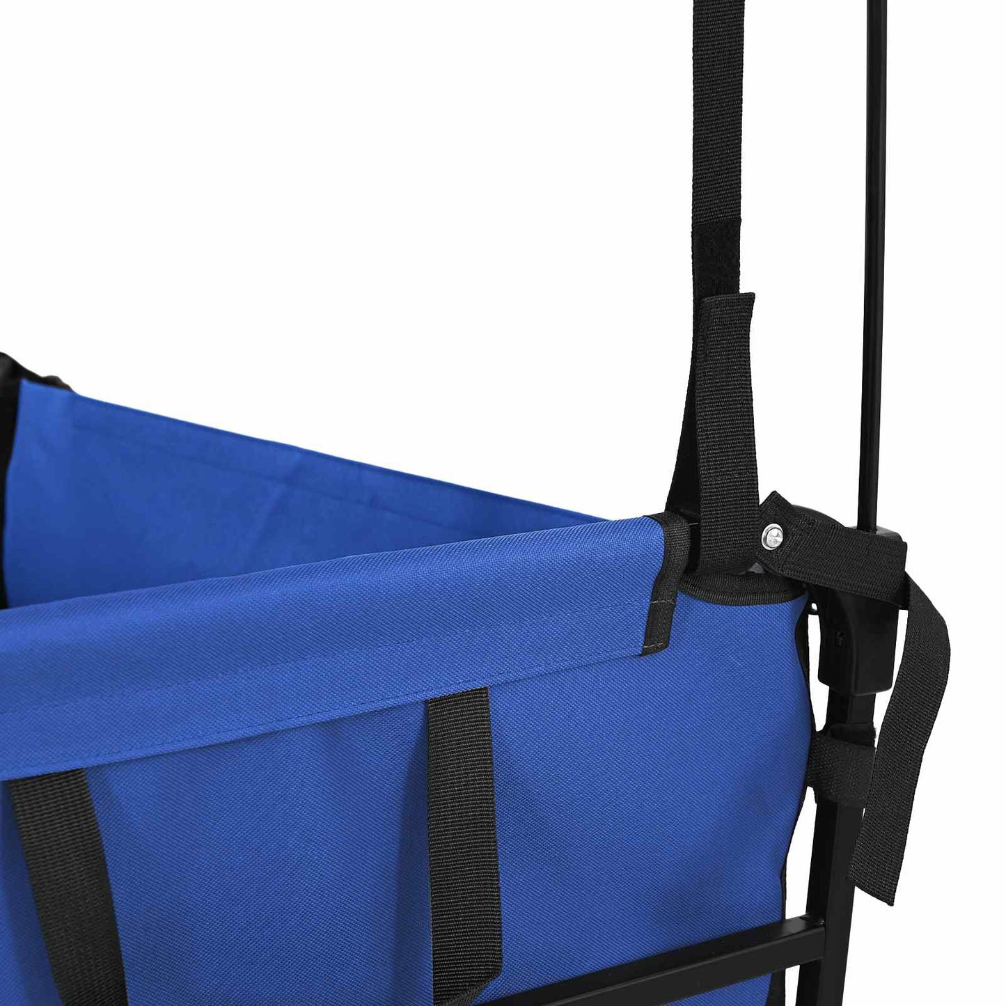 Carrello a Mano Pieghevole Nero 105 x 56.5 x 116 cm | homemem39