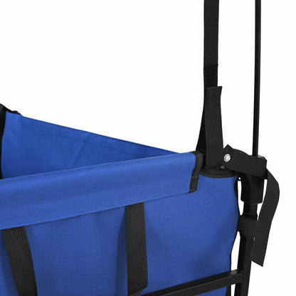 Carrello a Mano Pieghevole Nero 105 x 56.5 x 116 cm | homemem39