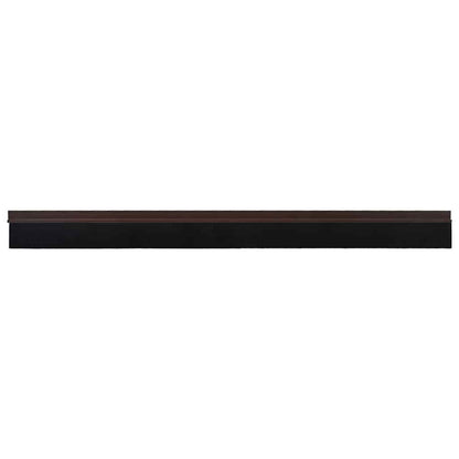 Spazzole per porte autoadesive 12 pcs Marrone 100 cm | homemem39